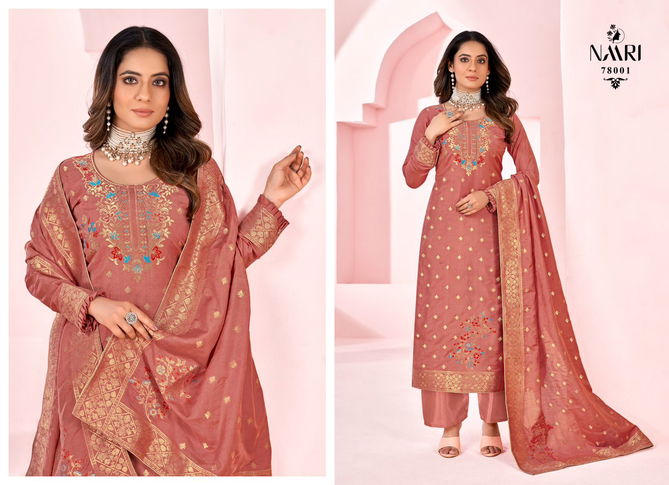 Ferari Vol 2 By Naari Jacquard Designer Salwar Kameez Wholesalers In Delhi
